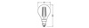 LED žárovka P45 E14 3,4W = 40W 470lm 2700K teplá bílá Dimmable 320° Filament Performance Class Ledvance