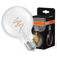 Dekorativní LED žárovka G80 Sphere E27 4,6W = 40W 470lm 2700K Warm CRI90 300° Dimmable Vintage 1906 Osram