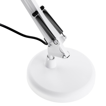 Stolní lampa E27, Bílá + držák na stůl TOBI LUMILED