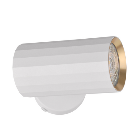 Nástěnné a stropní bodové svítidlo GU10 White Gold NICEA Sanico Goldlux