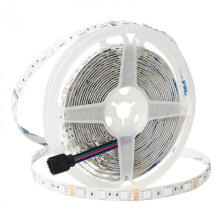 LED pásek SMD 5050 14,4W/m 60LED/m 12V Vícebarevný RGB IP20 Roll 5m Ecolight
