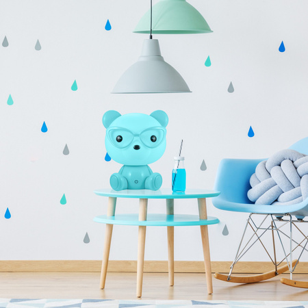 Dekorativní LED svítidlo 2,5 W 59 lm modré stmívatelné Medvídek Sanico Goldlux