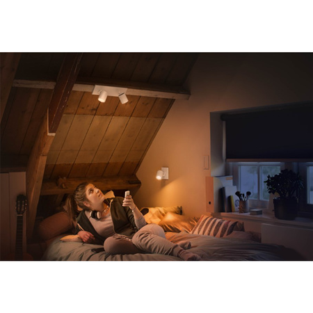 LED Spot Runner White 2x 4,2W CCT PHILIPS HUE Bluetooth Zigbee stropní světlo + stmívač