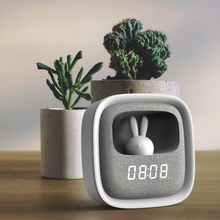 Dekorativní LED svítidlo 1,2 W 55 lm 3000K teplá bílá šedá stmívatelné Bunny Sanico Goldlux