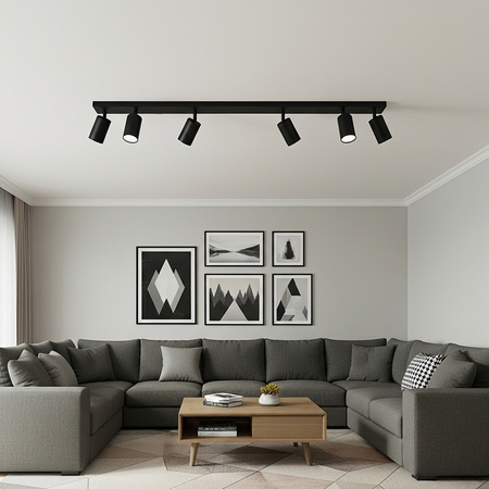 6x GU10 Stropní LED svítidlo, SPOT Reflektor Halogenová Úprava TABULA LUMILED