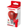 LED žárovka E14 G45 4,5W Filament Red TOSHIBA