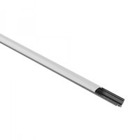 Hliníkový rohový LED profil pro povrchovou montáž černý 2m s matným difuzorem pro LED pásky + koncové krytky RW řady Ecolight