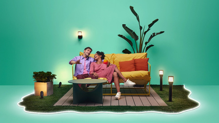 Venkovní zahradní LED sloupek 4,8W RGB SMART WiFi WiZ