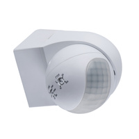 PIR senzor pohybu 8m 140° univerzální IP44 pro povrchovou montáž bílý ALER KANLUX
