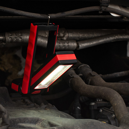 Dobíjecí dílenská svítilna skládací magnet COB + LED VA0101 Vayox