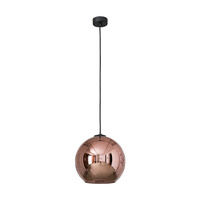 POLARIS 9058 Nowodvorski Stropní svítidlo Měď E27 Závěsná koule Ocel+Sklo ?25 cm Moderní