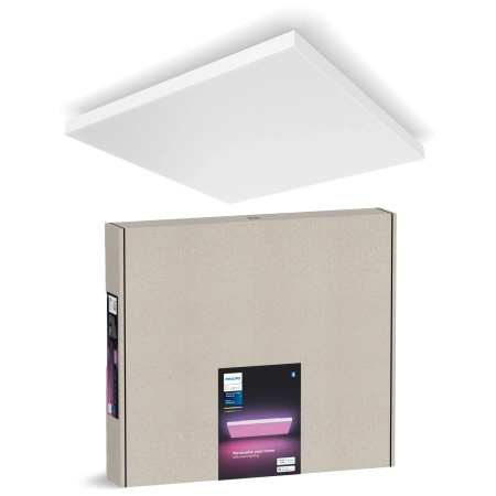 LED panel Stropní svítidlo pro povrchovou montáž 60x60 cm 67W 4850lm IP20 Bílá a barevná Ambiance RGB + TW White Smart SMART Zigbee Bluetooth Datura Philips HUE