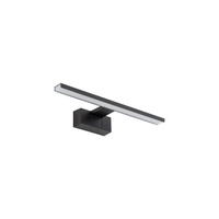 Nástěnné svítidlo LED 8W 600lm 4000lm Neutrální černá Vodotěsné Koupelna IP44 Moderní CEZANNE LED S 10676 Nowodvorski