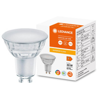 LED žárovka GU10 6.7W = 48W 575lm 4000K Neutrální bila 120° CRI90 Stmívatelné sklo LEDVANCE Superior
