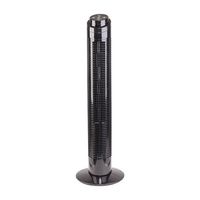 Sloupový ventilátor Trubkový Vzduchový cirkulátor Stojací ventilátor Černý 91cm 45W + dálkové ovládání