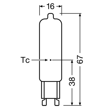 LED žárovka COB G9 CAPSULE 2.6W = 30W 320lm 2700K Teplá bílá 300° OSRAM STAR