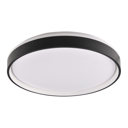 Stropní svítidlo LED Plafond 48W 5300lm CCT 120° White Black IP44 Pilot Dimmable Jadwiga Sanico Goldlux