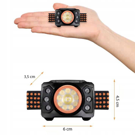 LED čelovka Baterie 3xAAA 550lm 3 režimy DURACELL