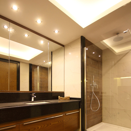 Zapuštěné halogenové bodové svítidlo GU10 Chrome Square Kobi