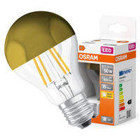 LED žárovka E27 A60 7W = 50W 650lm 2700K Teplá bílá OSRAM Mirror Gold