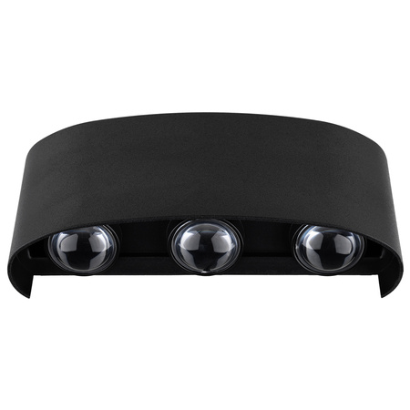 Zahradní nástěnná lampa nahoru a dolů, 6W IP54 KELSA LUMILED