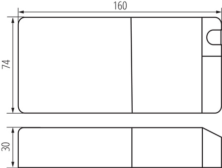 Napájecí zdroj LED ovladače 26,3 W 0,7 A stmívatelný bílý TIBERI KANLUX