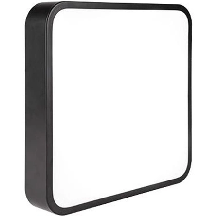 Stropní LED nástěnné svítidlo čtvercové svítidlo 3300 lm 40W 4000K IP22 černá