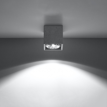 Svítidlo pro povrchovou montáž VALDE 140 GU10 Spot Cube Industrial Grey SOLLUX