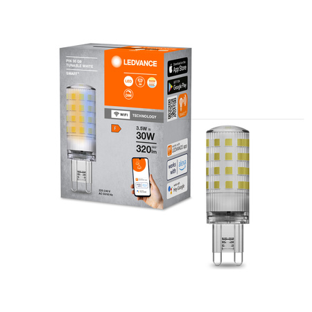 LED žárovka G9 kapsle 3,5W 320lm CCT stmívatelná SMART+ WiFi Ledvance