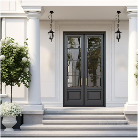 Zahradní závěsné stropní svítidlo venkovní převislé E27 černé IP54 LO 4105 Kobi