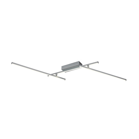 Stropní svítidlo LED pro povrchovou montáž 24W stříbrné Moderní Negan Rabalux