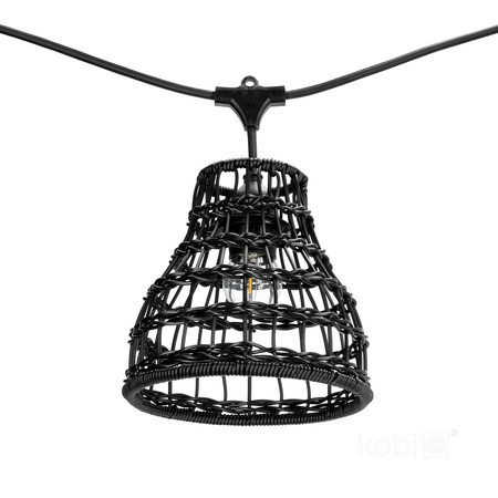 Stínidlo pro Girland Set CRETE LS R2 Black Metal 5 Pieces Kobi