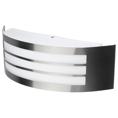 Zahradní nástěnné svítidlo. elevace. venkovní svítidlo E27 INOX IP44 DORIS