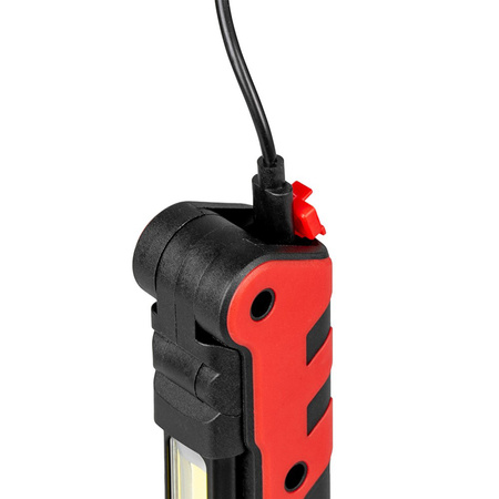 Dobíjecí dílenská svítilna skládací magnet COB + LED 140lm + 360lm VA0104 Vayox