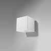 Nástěnné svítidlo QUAD 1 G9 Cube Top-Bottom Minimalist White SOLLUX