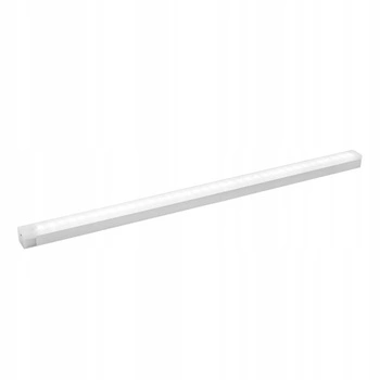 LED lišta na nábytek pod skříňovou lampu 3W 4500K s pohybovým senzorem 50cm stříbrná