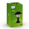 Venkovní zahradní LED svítidlo ALPENGLOW myGarden E27 IP44 Sloupová lucerna černá PHILIPS