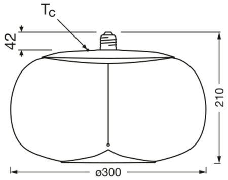 Dekorativní LED žárovka E27 2,5W = 12W 120lm 2700K teplá bílá 320° Amber Filament Vintage 1906 Osram