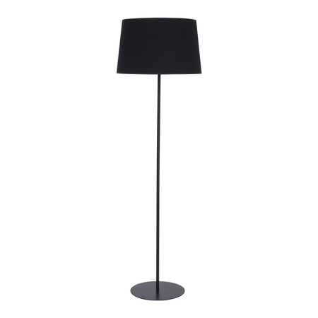 MAJA BLACK Stojací stojací lampa Stínidlo černé Classic E27 2920 TK Lighting
