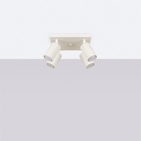 Bodové reflektorové stropní svítidlo Tuba 4x GU10 Beige Carbon Deep Space SL.1602 Sollux