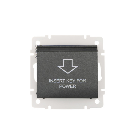 Hotelový spínač NO Delay Switch 16A Square Graphite LOGI Kanlux