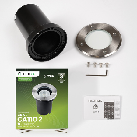 Venkovní osvětlení GU10, IP65 IK09 Kulatá CATIO 2 LUMILED