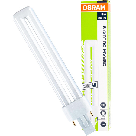 G23 zářivka 9W 600lm 4000K Neutrální bila OSRAM Dulux S