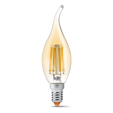 LED žárovka E14 BA 35 6W = 52W 680lm 2200K Teplá bílá Amber Filament 360° VIDEX