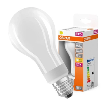 LED žárovka E27 A60 18W = 150W 2452lm 2700K Warm 330° Filament Stmívatelná OSRAM SUPER STAR