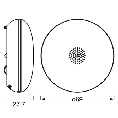 Bezdrátový interiérový senzor SMART+ WiFi proti zamokření LEDVANCE