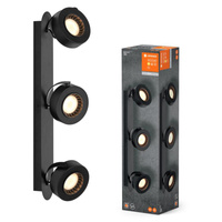 LED Spot Venus LEDVANCE 3-bodový reflektor LED stropní svítidlo černé 16W Spot Venus LEDVANCE