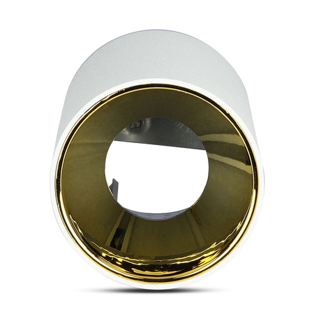 Bodové stropní svítidlo GU10 kulaté bílá/zlatá VT-882 V-TAC