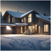 Venkovní zahradní reflektory LED 30W 2550lm 4000K Neutral 120° IP65 Black MH Kobi