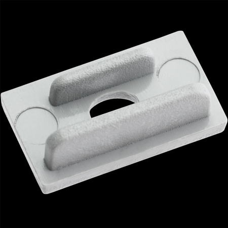 Záslepka pro Povrchový Profil KM35, s Otvorem Šedá Plastová LUMILED